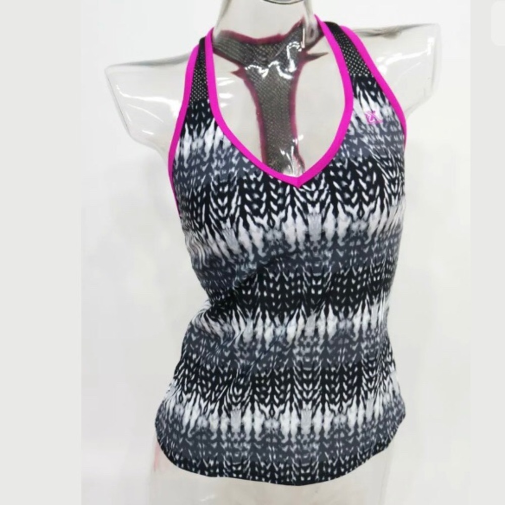 ZeroXposur Mulberry Mesh Racerback Swim Tankini
